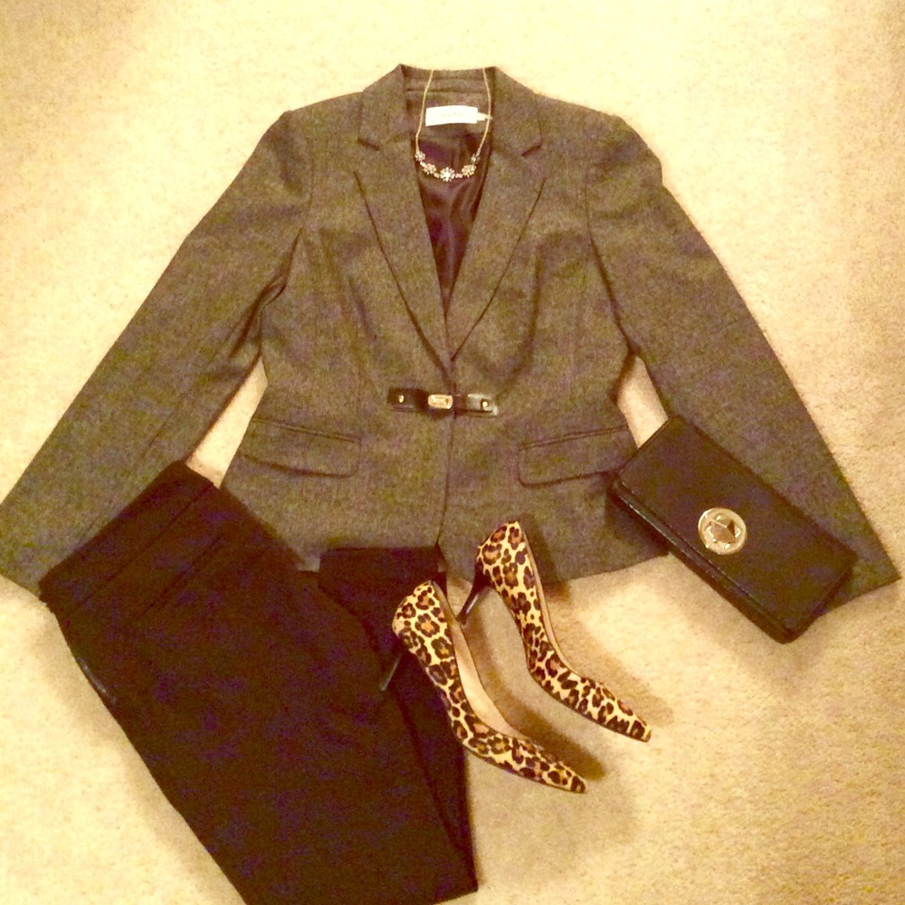 Calvin Klein fitted blazer NWOT
